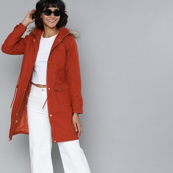 Chemistry Jackets & Blazers - Chemistry Women Red Solid Open Front Jacket (Fixed Price)